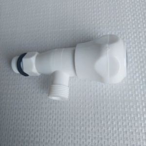 White PVC Angle Valve