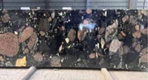 Bassi Black Granite Slab