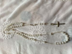 Rosary White Mala