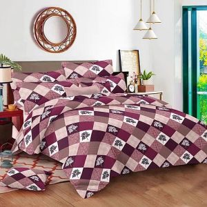 Edson King Size Cotton Porsion Print Bedsheet Set