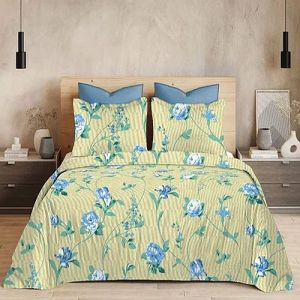Gloria King Size Cotton Printed Bedsheet Set