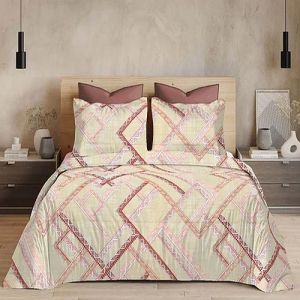 Gloria King Size Pure Cotton Printed Bedsheet Set