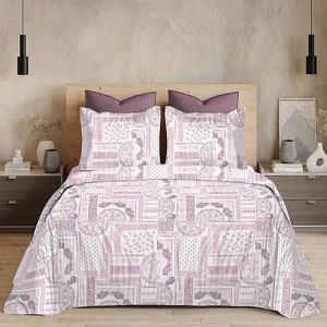 Gloria Soft King Size Printed Cotton Bedsheet Set