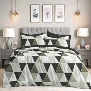 Louis Cotton Printed King Size Bedsheet Set