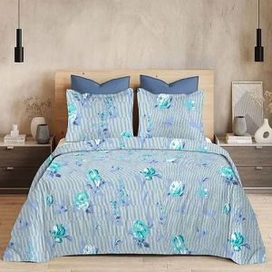Gloria King Size Cotton Printed Bedsheet Set