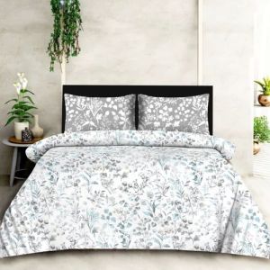 Hermes King Size Cotton Printed Bedsheet Set
