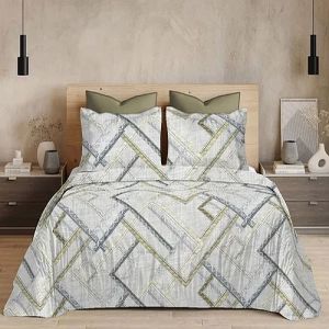 Gloria King Size Pure Cotton Printed Bedsheet Set