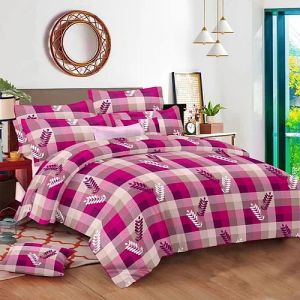 Edson King Size Cotton Porsion Print Bedsheet Set