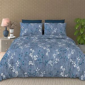 Porcine Print Queen Size Cotton Satin Bedsheet Set