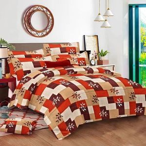 Edson King Size Cotton Porsion Print Bedsheet Set