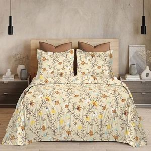 Gloria Soft King Size Printed Cotton Bedsheet Set