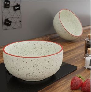 500ml Premium Speckled Ceramic Serving Bowl Set