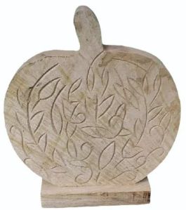 11mm Apple Design Teak Wood Carvings