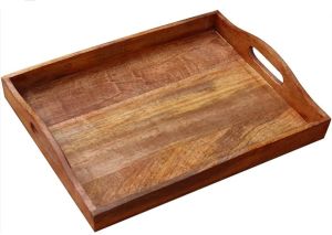 Handmade Sheesham Rectangle Medium Tray
