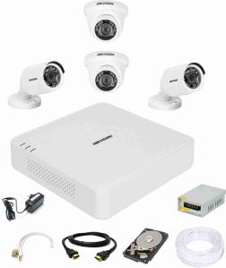 Hikvision 4 Ch HD Camera Setup