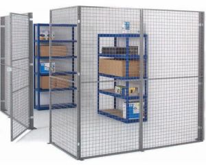 Mild Steel Slotted Angle Partition for Industrial Use