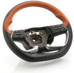 customised synthetic leather car steering cover
