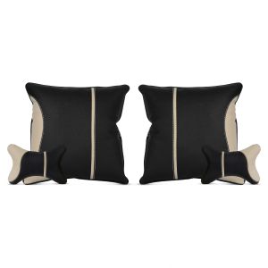 PVC Leather Car Neck Pillow Set