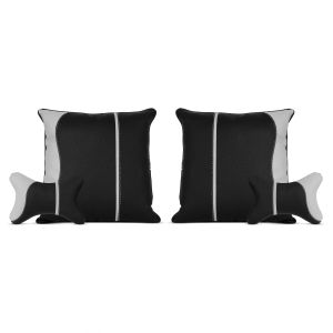 PVC Leather Car Neck Pillow Set