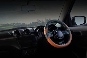 Leather Car Steering Cover