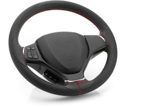 Hand Stitched Synthetic Car Steering Cover