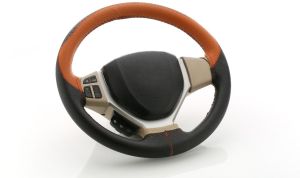 Hand Stitched Synthetic Car Steering Cover