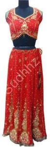 Designer Red Lehenga Choli