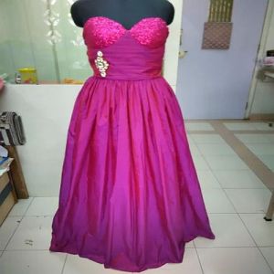 Magenta English Ball Gown