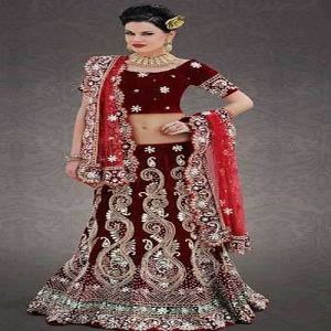 Maroon Bridal Lehenga