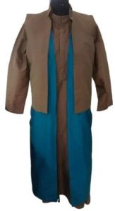 Mens Navy Blue Arabic Kandura Set