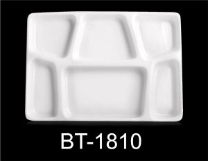 Rectangular Acrylic Sectioned Plates