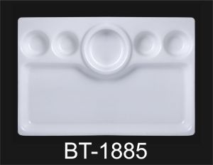 Rectangular Acrylic Sectioned Plates