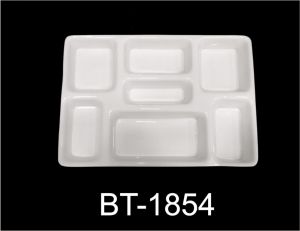Rectangular Acrylic Sectioned Plates