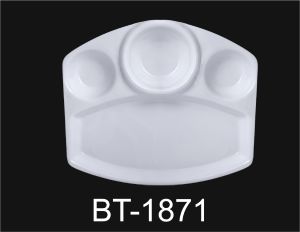 Designer Acrylic Sectioned Plates
