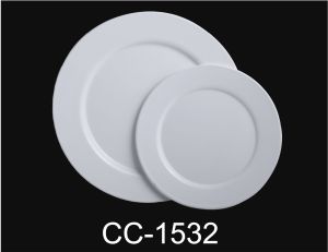 White Acrylic Round Plate