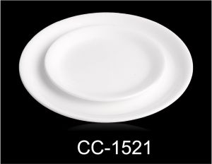 White Acrylic Round Plate