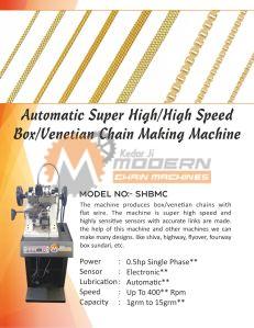 Automatic Super High Speed Box Chain Making Machine