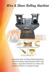 Wire and Sheet Rolling Machine