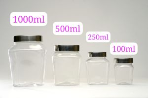 Square PET Jars