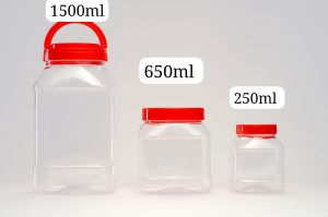 Square PET Jars