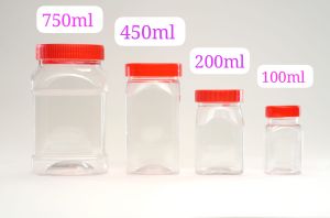 Square PET Jars