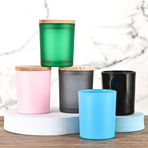 Round Glass Candle Jar