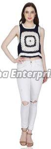 Crochet Hand Knitted Top