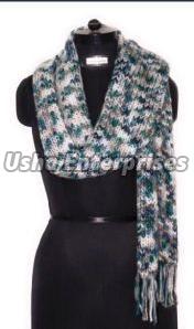 Knitted Acrylic Woollen Scarf