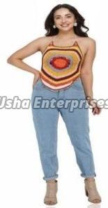 Ladies Flowered Multicolor Top