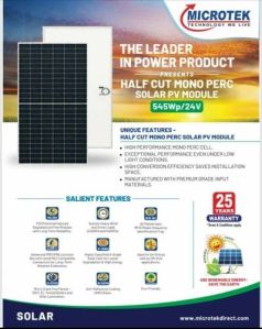 535 Watt Microtek Polycrystalline Solar Panel