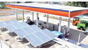Solar Powered Petrol Pump System