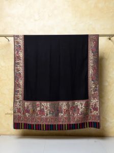 Black Woolen Shawl