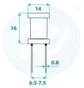 12x15mm Drum Core Inductor