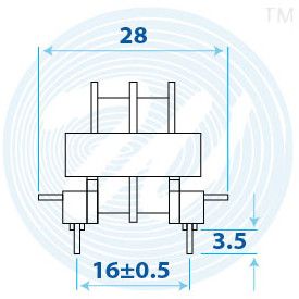 EE 25X9X6mm Ferrite Cores